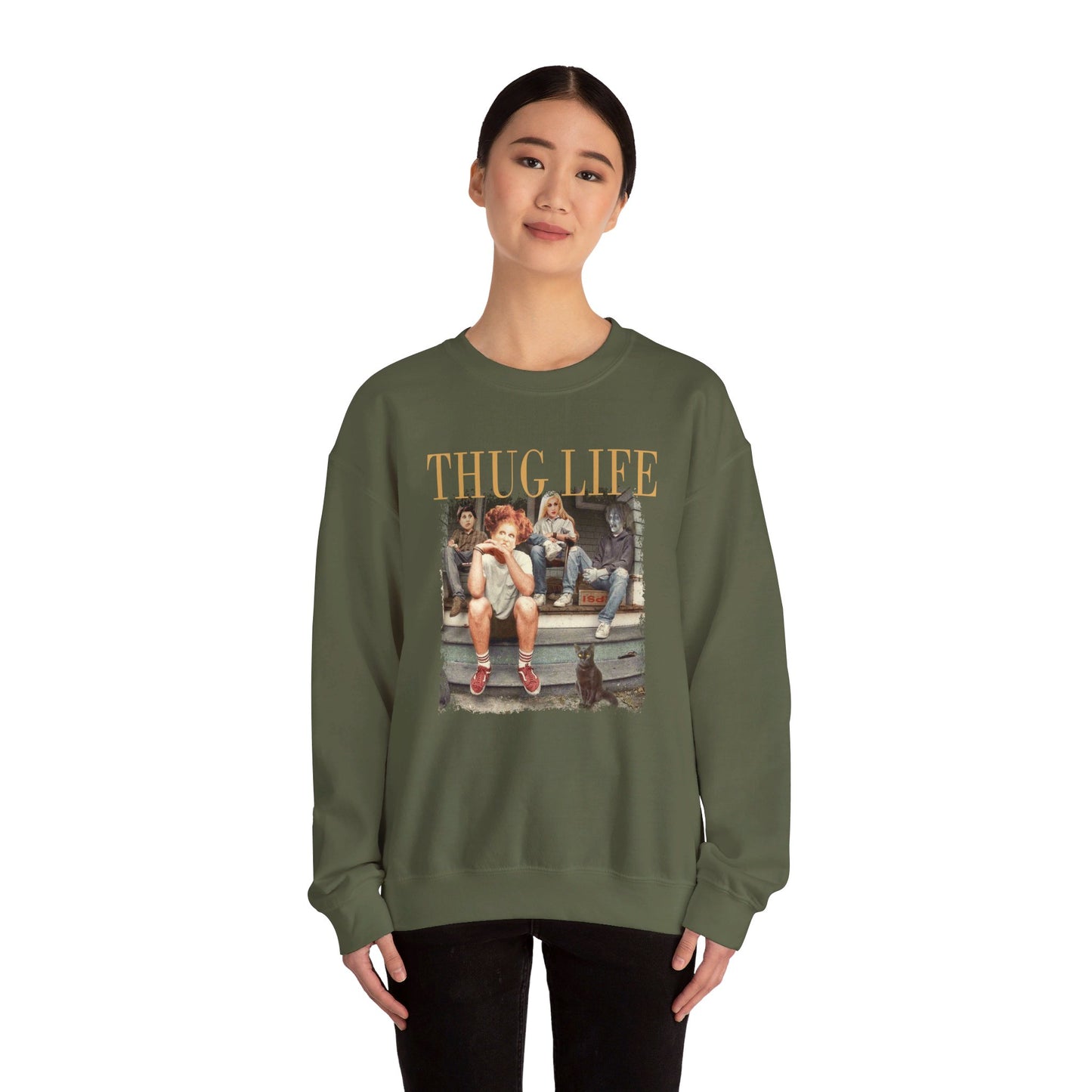 Thug Life Sanderson Sisters Crewneck Sweatshirt