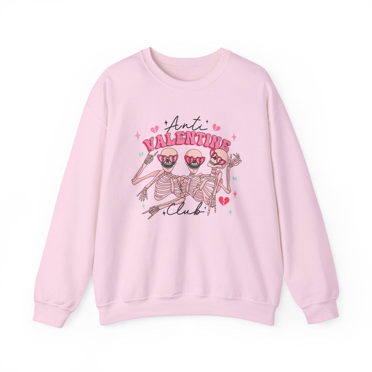 Anti Valentines Day Club - Light Pink Sweatshirt