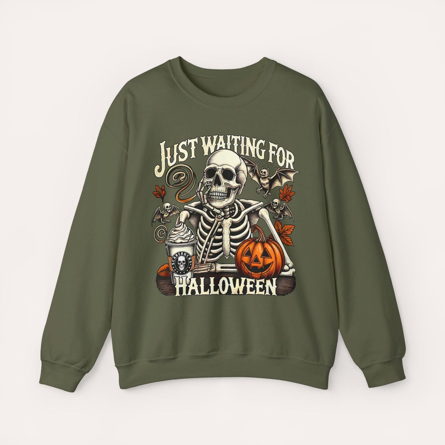 Just Waiting for Halloween Sweatshirt