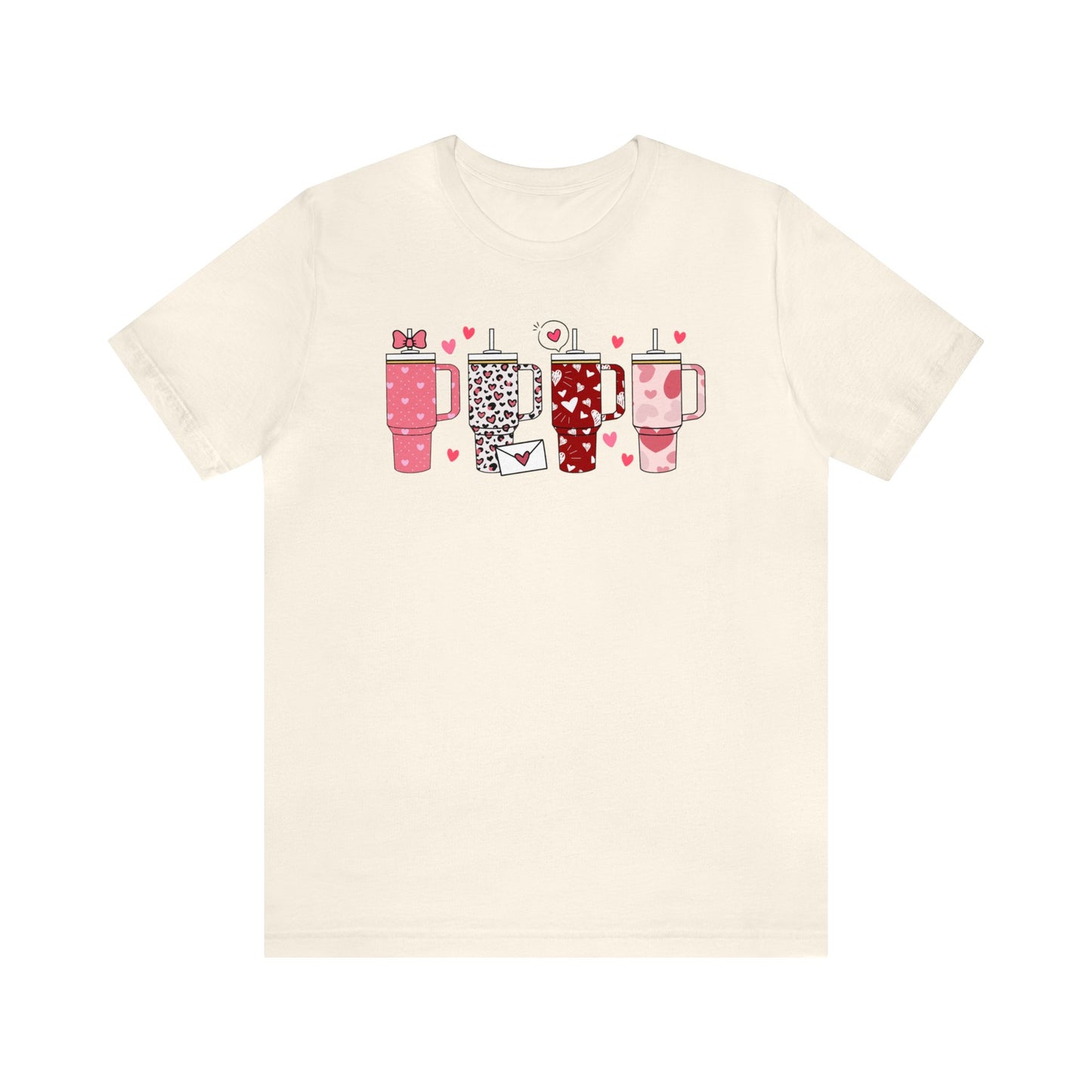 Retro Valentines Day Cup - T- Shirt