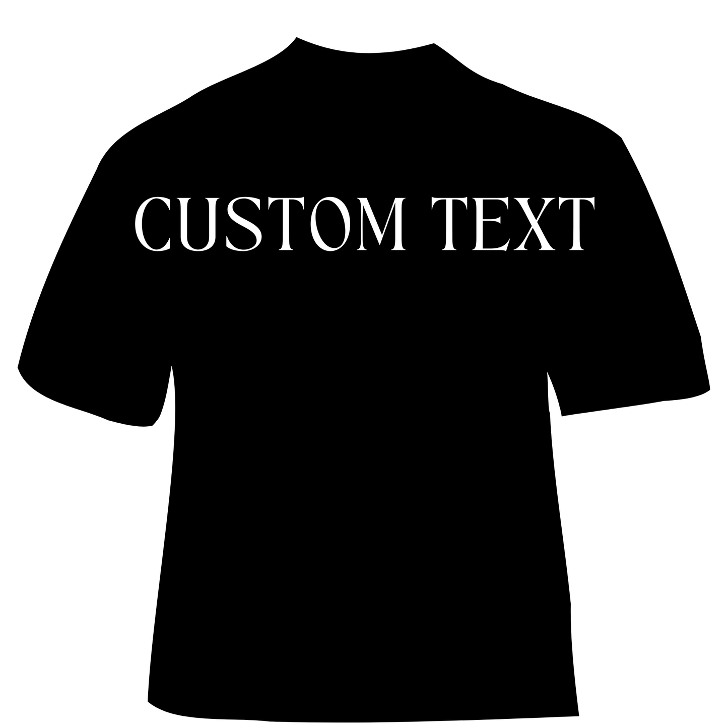 Shirt Customization - Name on Back of Shirt