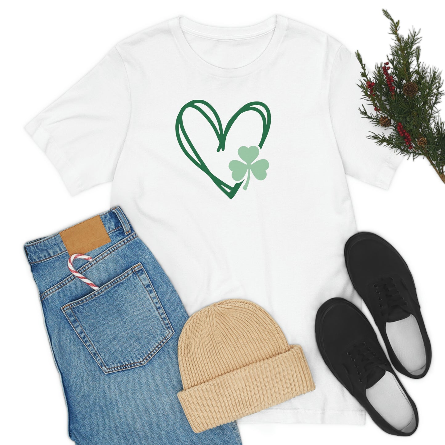 Saint Patrick's Day T-Shirt | Lucky Heart | St. Patty's Day | Lucky Shirt | Irish Shirt | Shenanigans Shirt | St Paddy's Day | Trendy Shirt