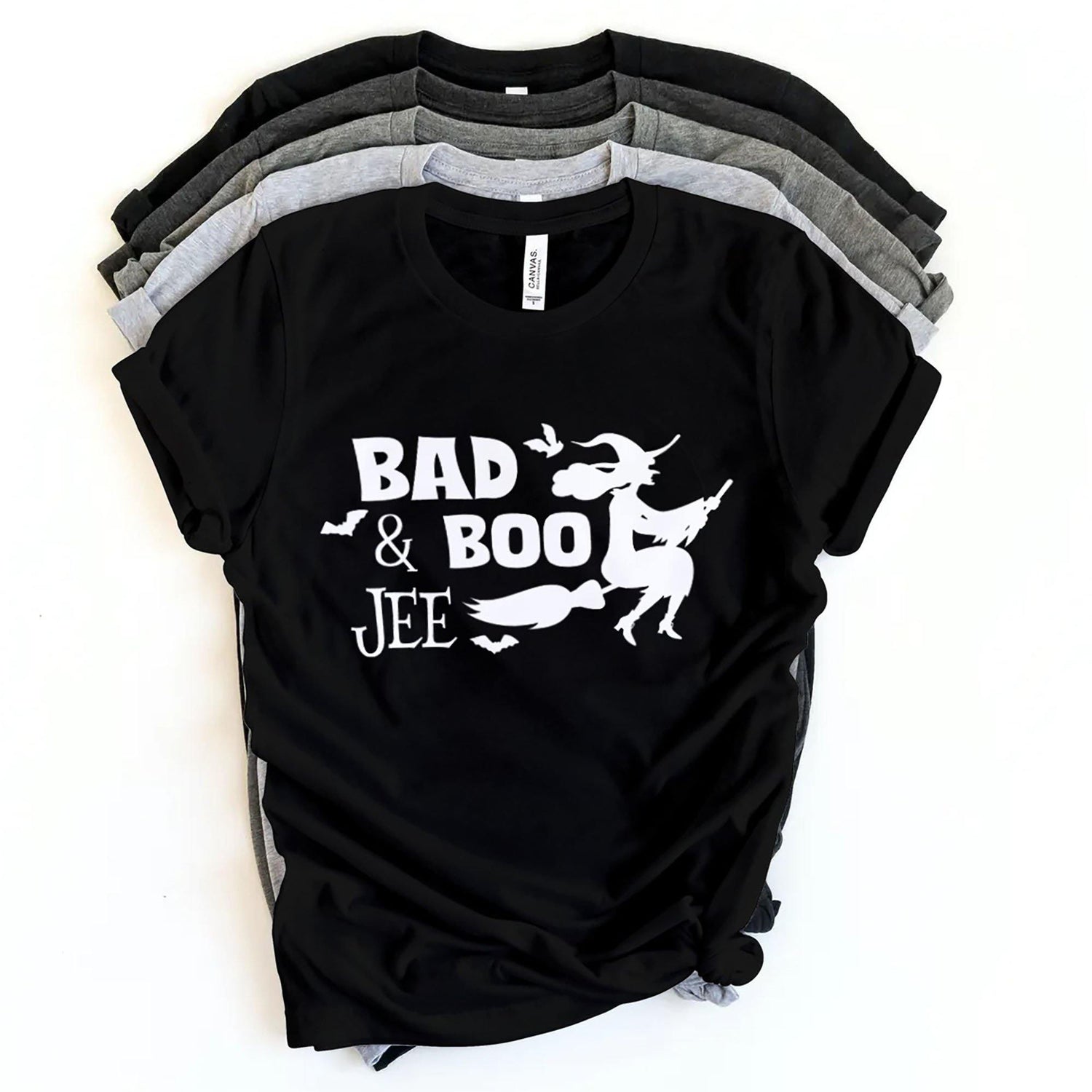 Bad & Boo Jee - Halloween T-Shirt - Healthy Wealthy Skinny