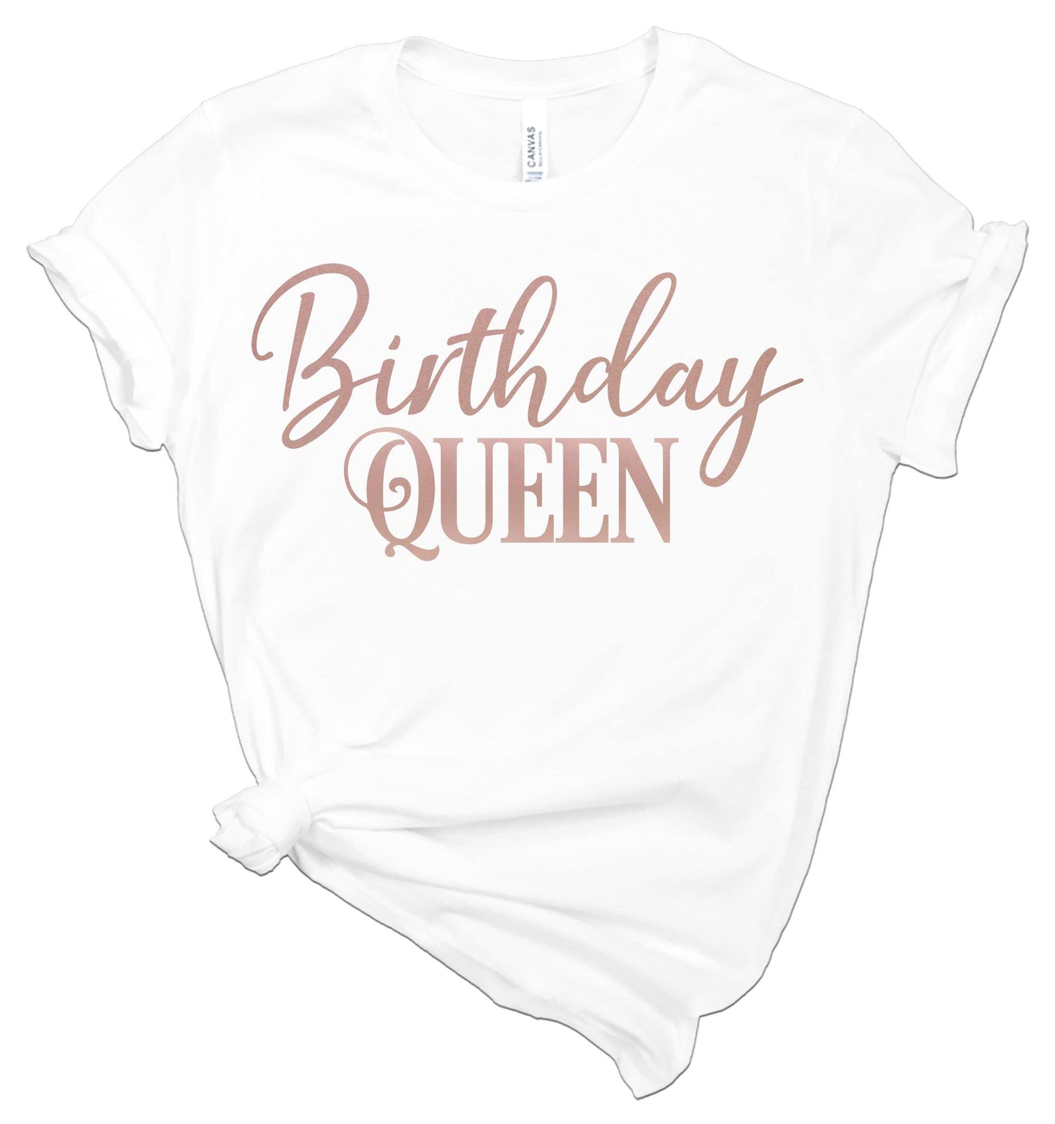 Birthday Queen / Birthday Squad - Women's Birthday Shirts - Healthy Wealthy Skinny